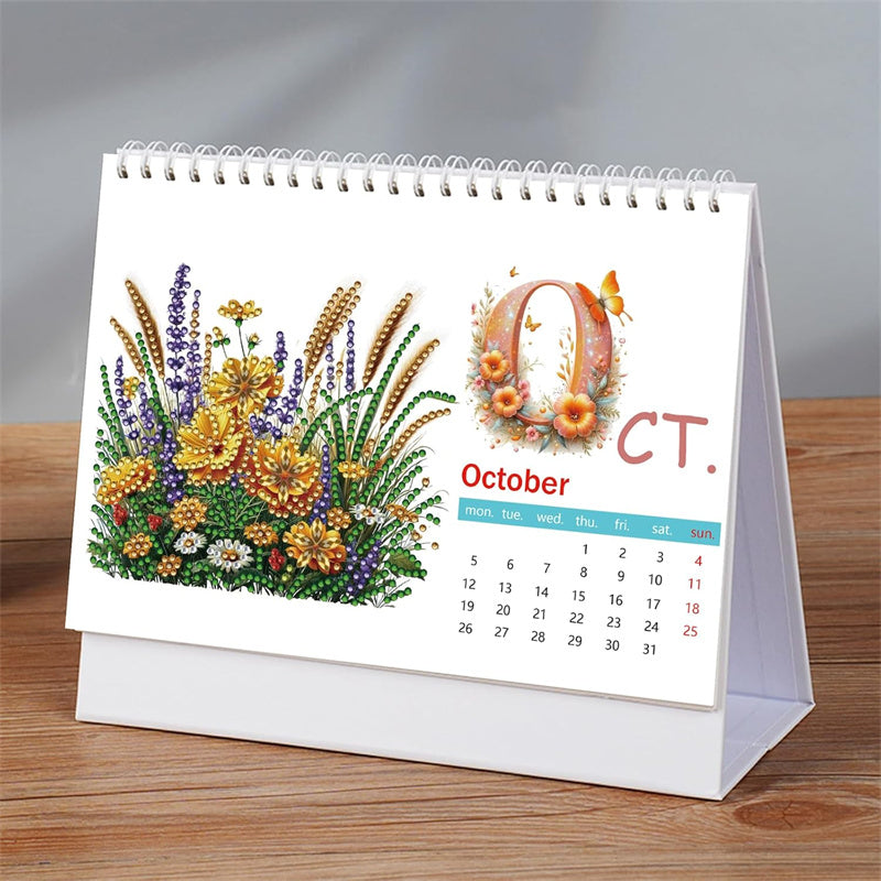 GlitzAura™ 2026 Desk Calendar — Ignite Your Creativity and Transform Stress into Sparkling Calm Every Day
