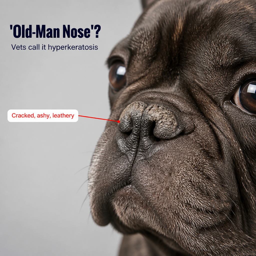 VeluraPaw™ — Restore His Crusty "Old-Man Nose" to Smooth, Healthy Black