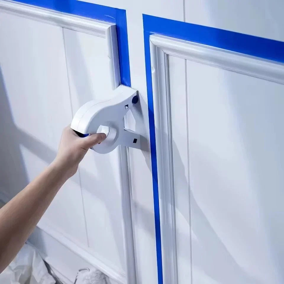 Tape Dispenser with Cutter | Painter's Tape up to 50 mm | For Walls, Wood, Glass