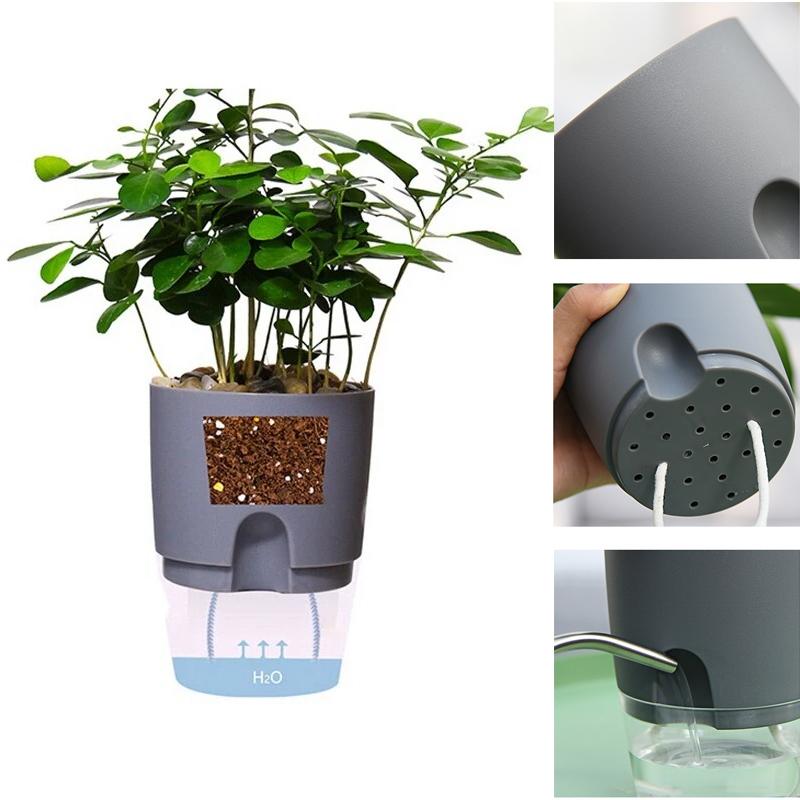 Flower Planter | Self-Watering | Pure Water Flow | AquaWick