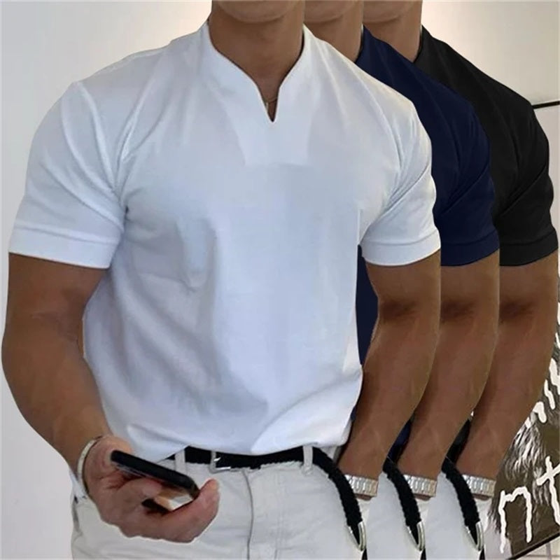 ValorVibe™ Men’s Business Casual V-Neck — Look Razor-Sharp and Feel Unstoppable All Day