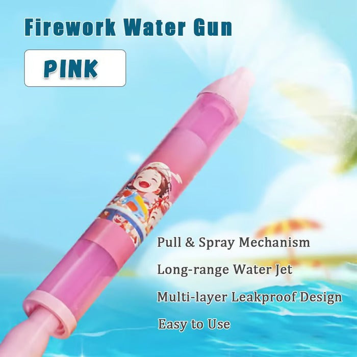 Water Blaster with Firework Spray Feature