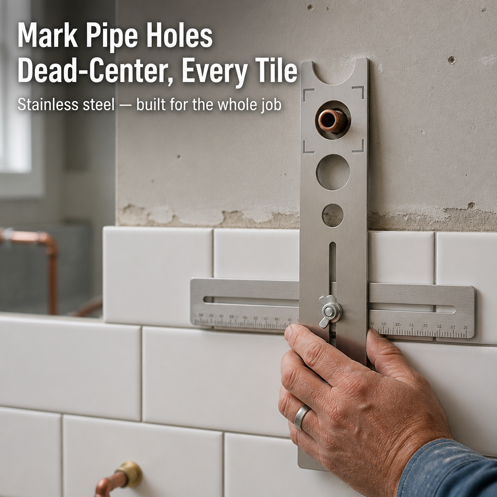 PipePerfect™ — Make Every Tile Cut Flawless and Stress-Free Like a Pro