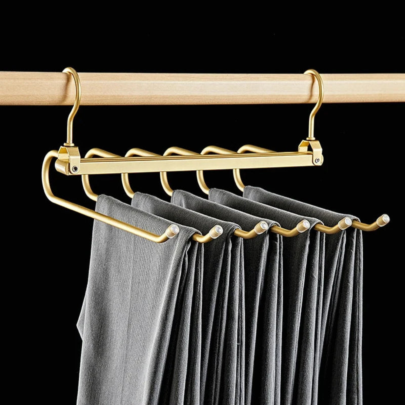 Multi-Tiered Pant Organizer with Full Rotation Hook