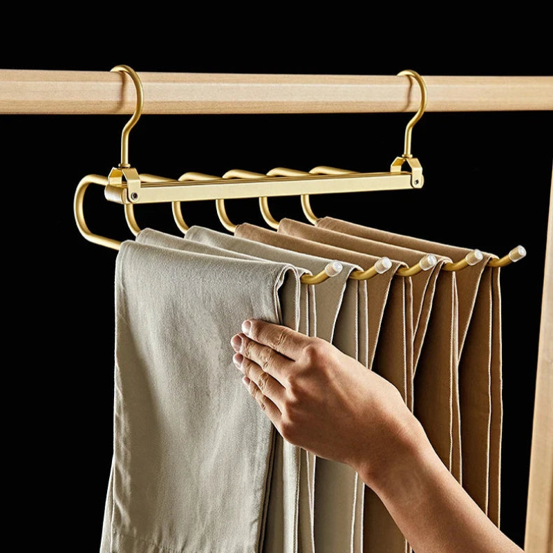 Multi-Tiered Pant Organizer with Full Rotation Hook