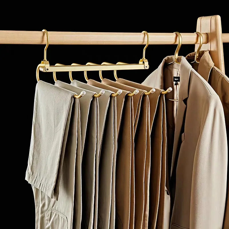 Multi-Tiered Pant Organizer with Full Rotation Hook