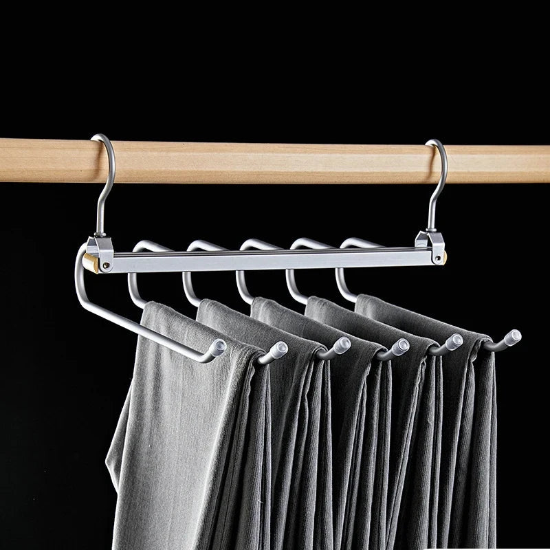 Multi-Tiered Pant Organizer with Full Rotation Hook