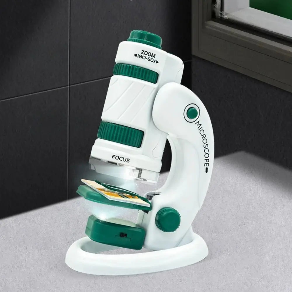 Portable 60–180x Magnification Microscope for Kids