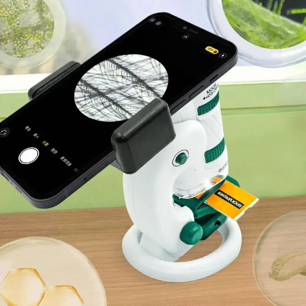 Portable 60–180x Magnification Microscope for Kids