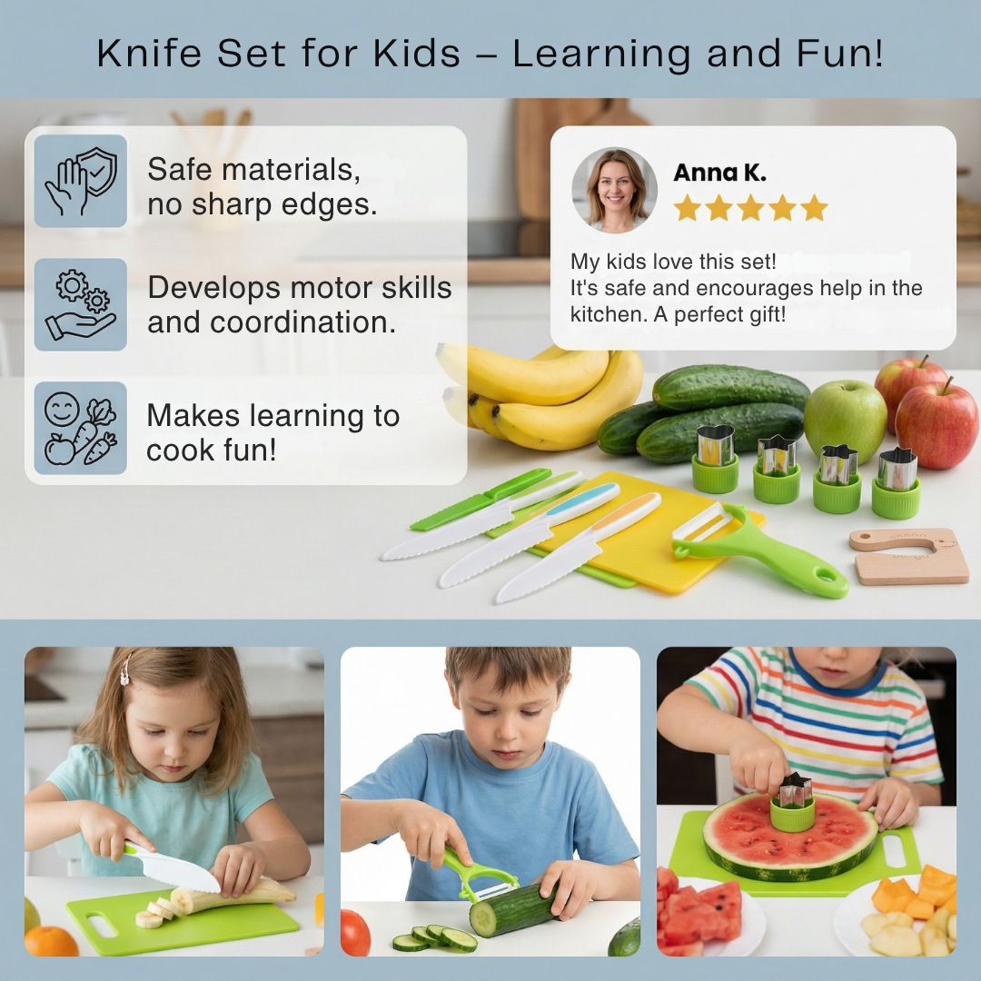 SliceJoy™ — Ignite Your Child’s Confidence and Joy with Safe, Mess-Free Kitchen Adventures