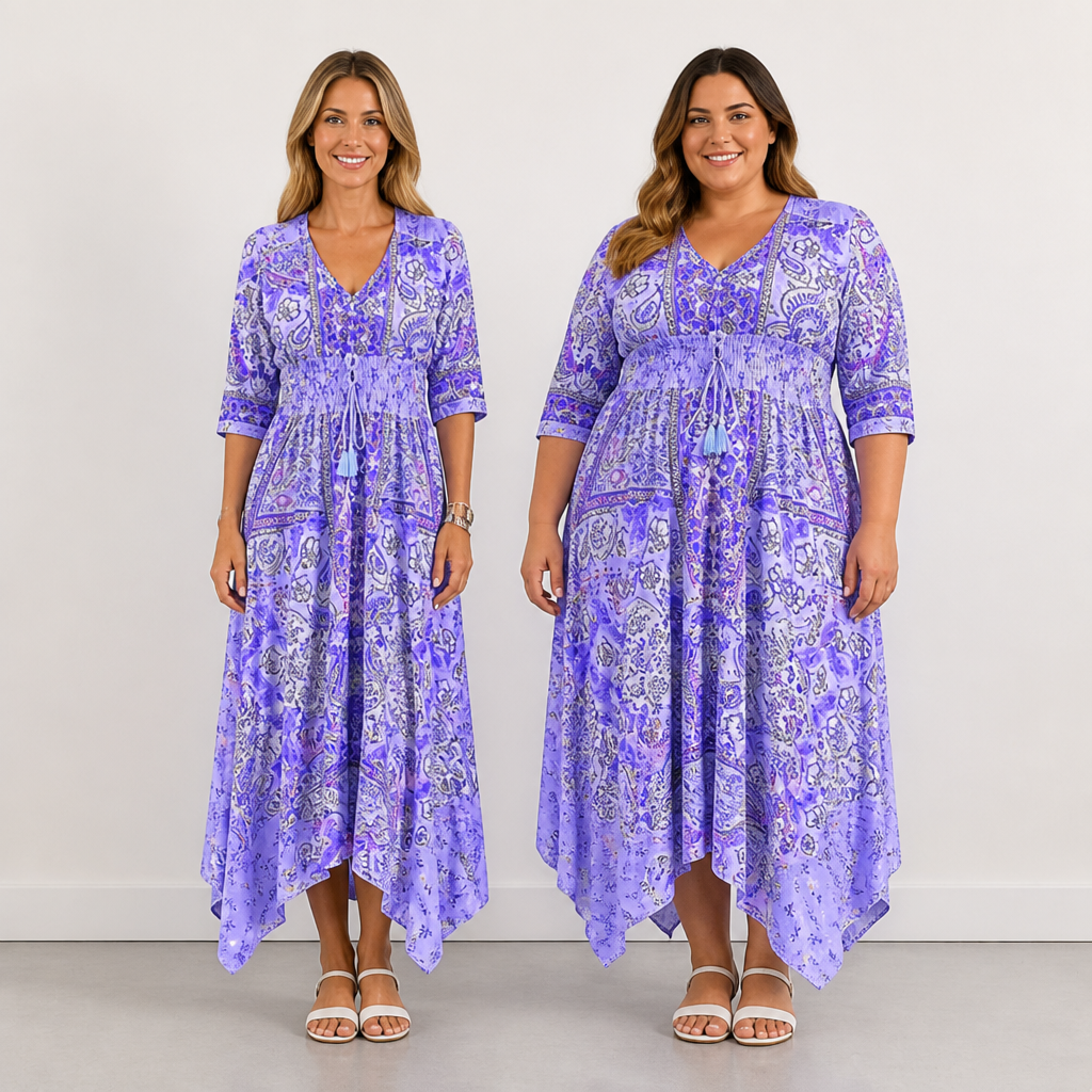 BlossomAura™ Floral Long Dress — Glide Through Life Radiating Effortless Confidence and Timeless Beauty