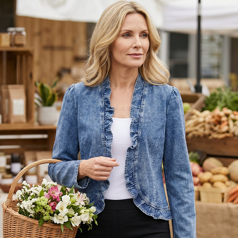 Denim Freedom Jacket™ — Effortless Style That Frees Your Body and Boosts Your Confidence