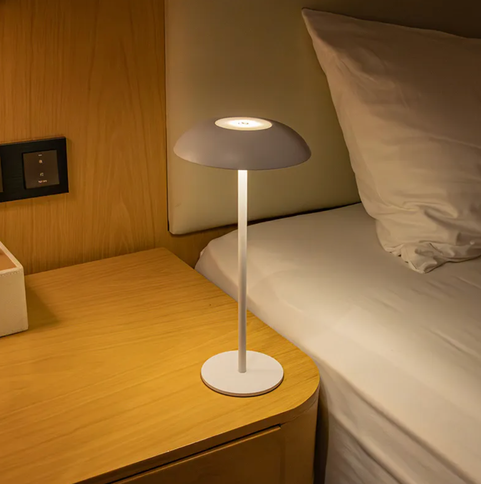 Wireless Modern LED Table Lamp JamieGlow - Touch Dimmable | USB Powered | Bedside Lamp | Living Room