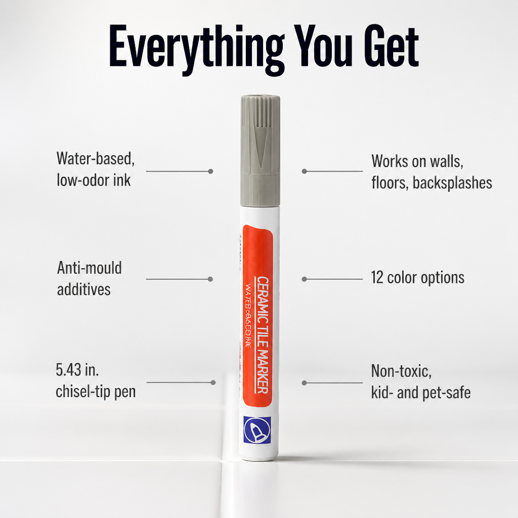 AquaShield™ — Conceal Stained Grout Fast Without Re-Grouting or Scrubbing