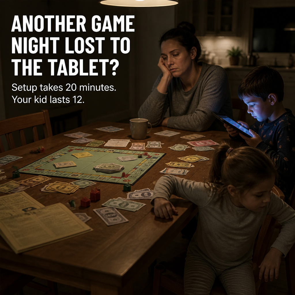 BrainSwing™ — Roll, Stack & Close the Box for Screen-Free Family Fun Nights