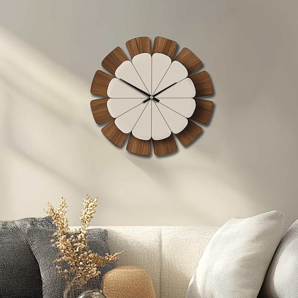 Serenity Circle – Elegant Silent Wooden Wall Clock