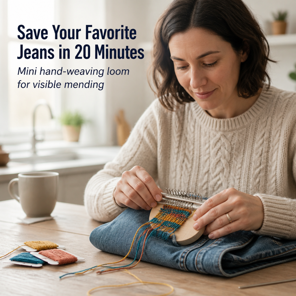 Weaverly™ — Mend Jeans, Sweaters & Beloved Flannels Into Pinterest-Worthy Keepsakes