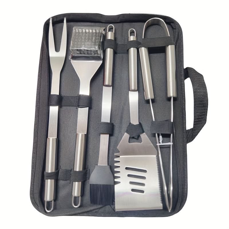BBQ Tool Set in Stainless Steel with Carrying Case