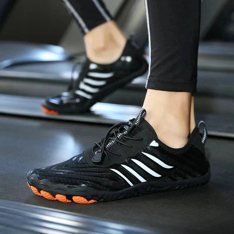 StrideFlow™ — Move Freely with Barefoot Comfort and Strong Toe Protection