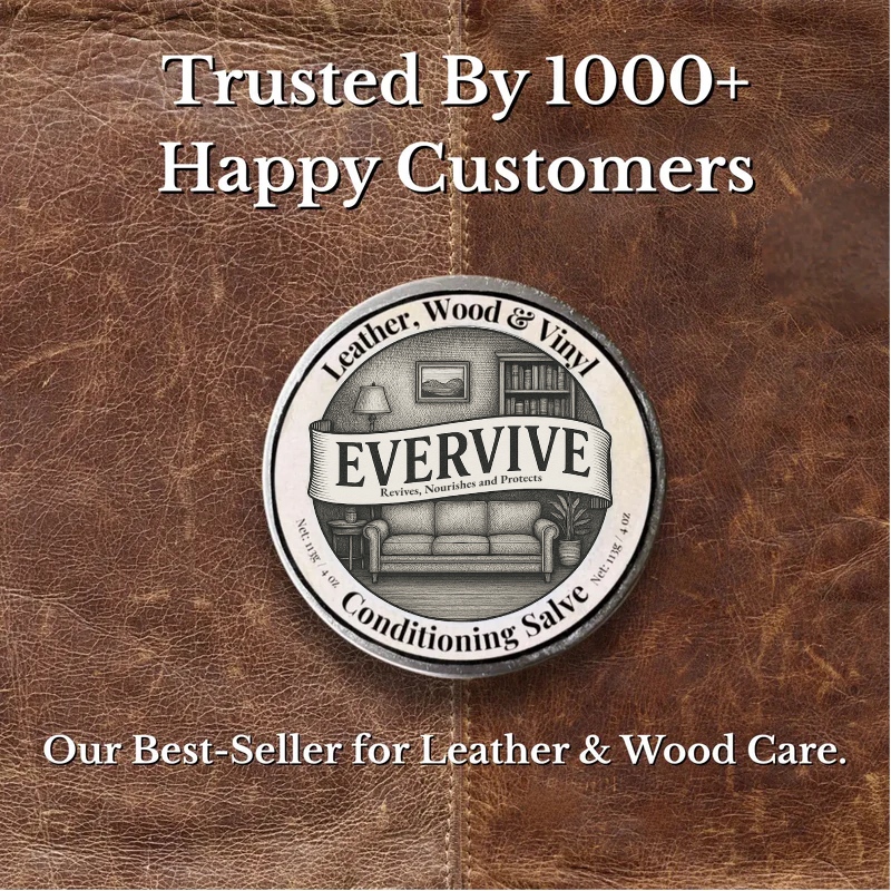 RevitaMend™ Salve — Bring Leather & Wood Back to Life with Touchably Soft, Head-Turning Shine