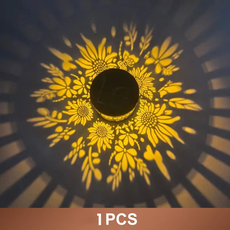 SolAura™ Mandala Projector — Transform Your Nights into a Soothing Solar-Powered Sanctuary of Light