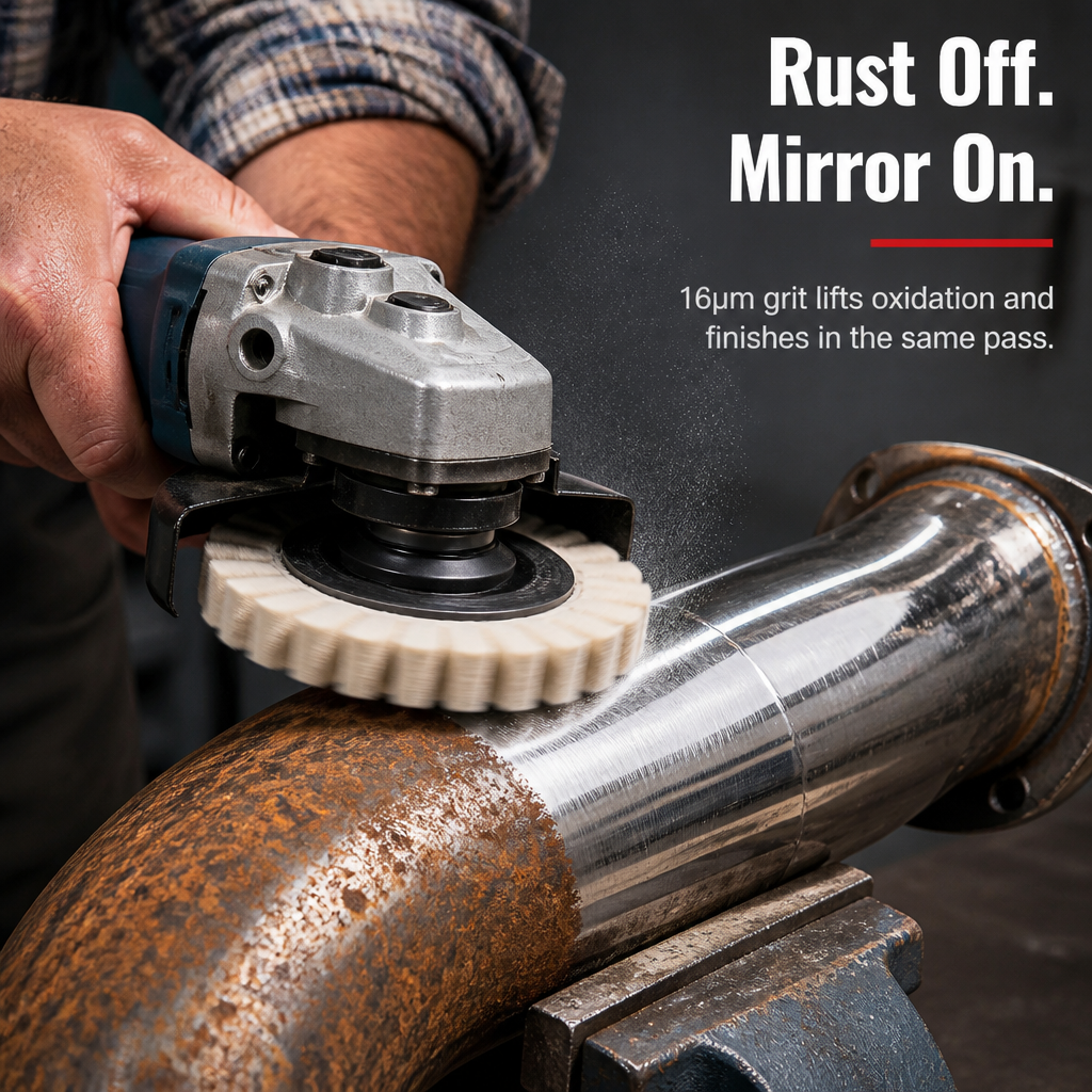 MirrorFelt™ — Bring Rust, Marble & Auto Parts Back to 100GU Mirror Glow | 3 for 2 Inside