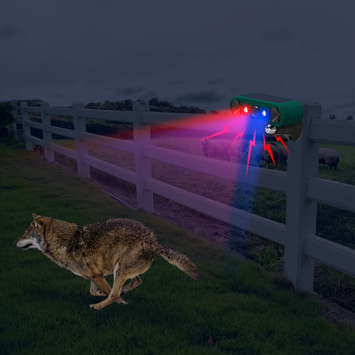 Motion Activated Pest Repeller for Gardens