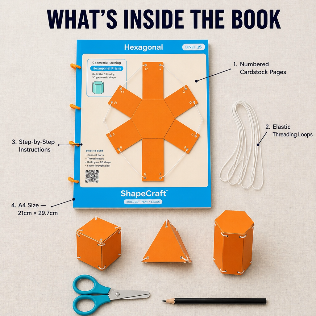 ShapeCraft™ — Create Real 3D Shapes And Help Geometry Finally Click For Kids 6+