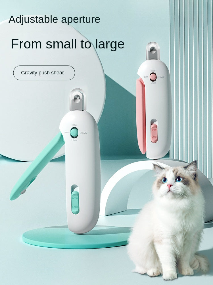 Ergonomic Pet Nail Clipper with 8-Fold Lever – Easy Grip Design