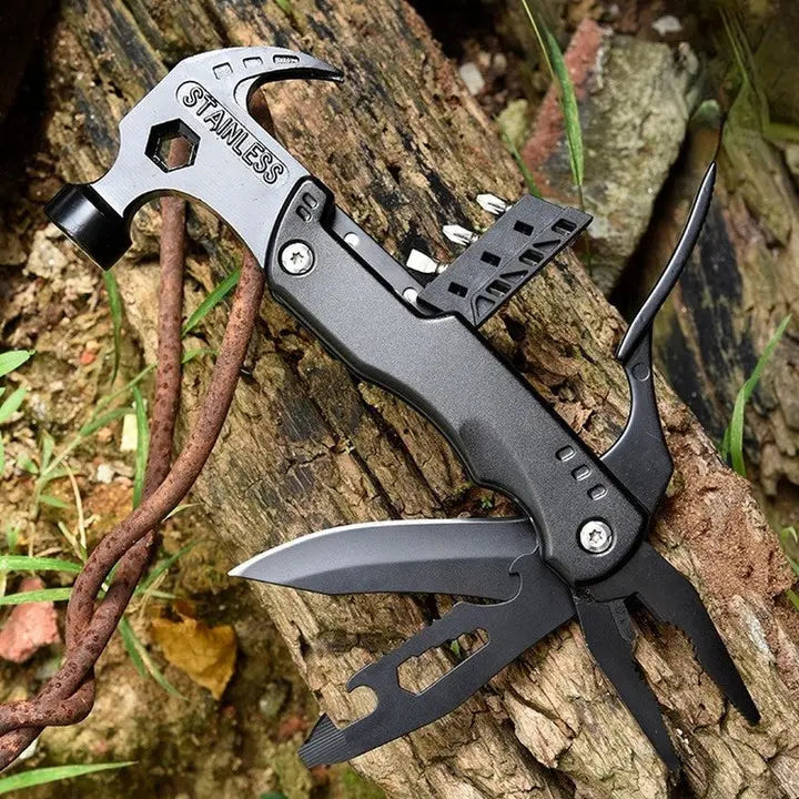 7-in-1 Multipurpose Hammer | Travel-Friendly | Seven Functions | FixForge