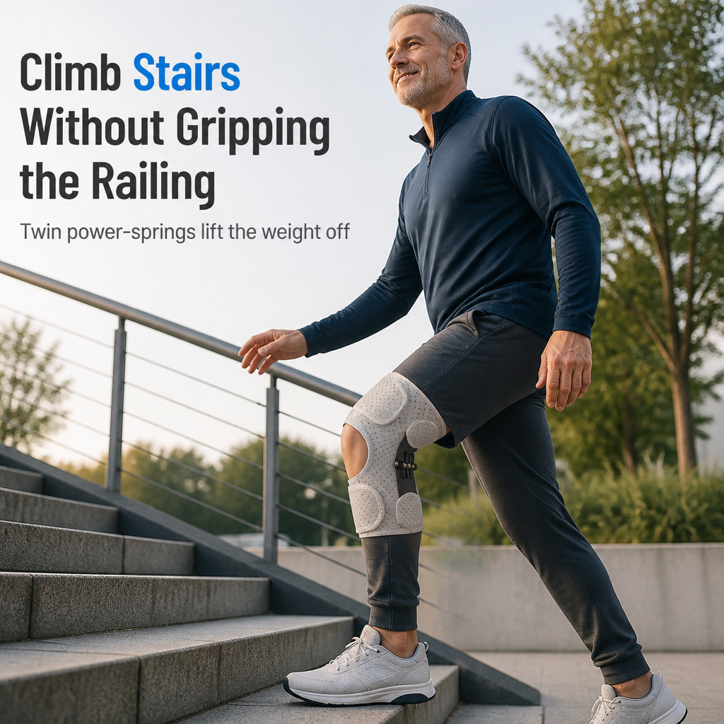 GlideEase™ — Conquer Stairs Again Without Holding the Railing