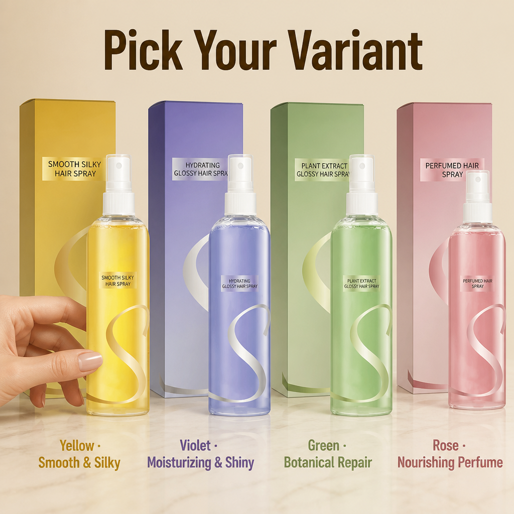 SilkBloom™ — Spray On Smooth, Frizz-Free Hair with All-Day Salon Scent