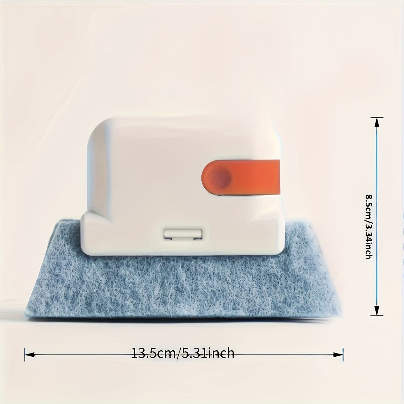 Handheld Cleaning Brush for Multiple Surfaces with Grooves and Crevice Tool