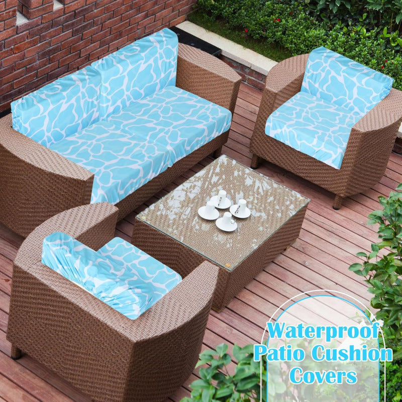 SlipTide™ Stretch Patio Sofa Cushion Covers — Wrap Your Cushions in Flawless Fit and Spill-Proof Ease