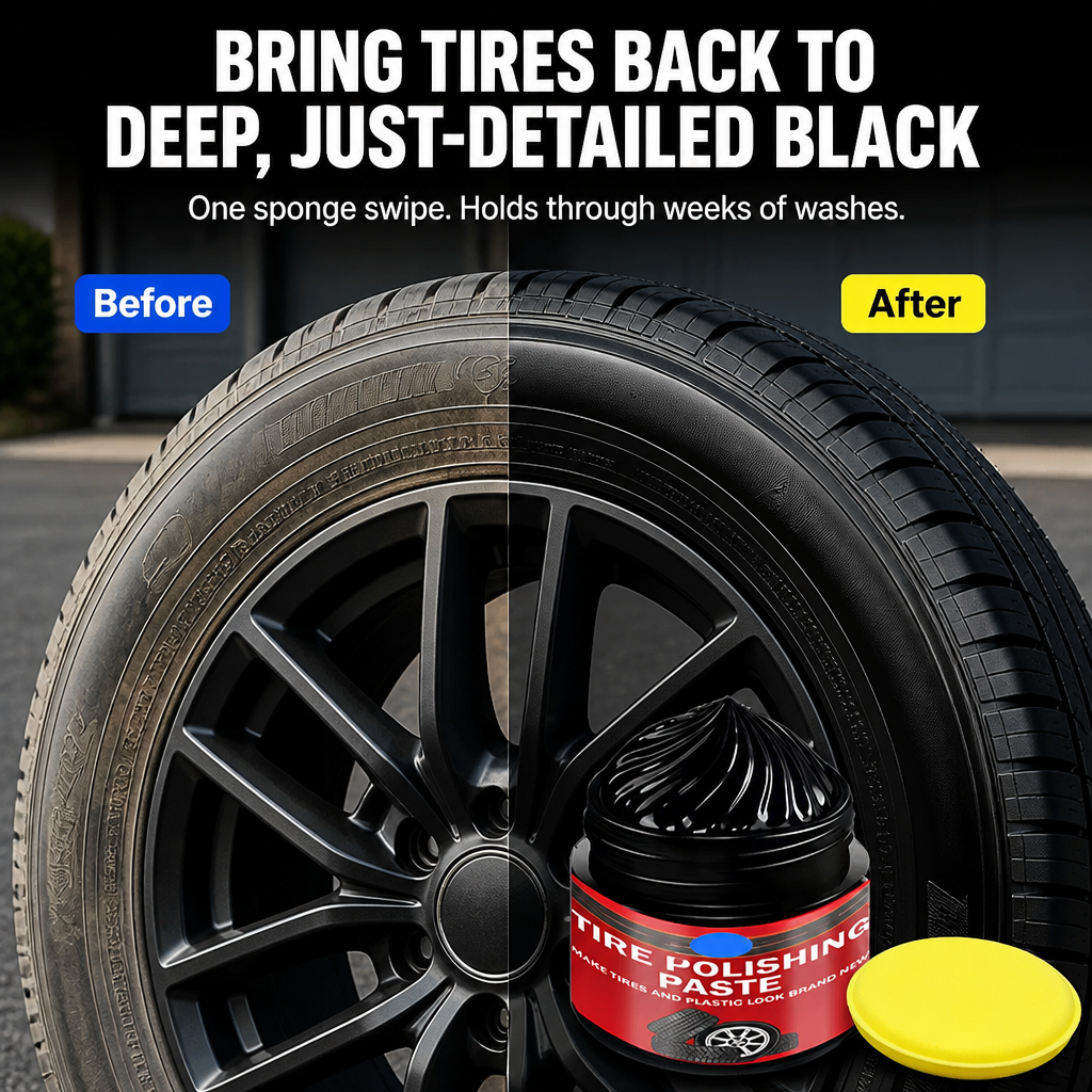 ObsediaBlack™ — Restore Dull Tires to Rich, Freshly-Detailed Black in Minutes