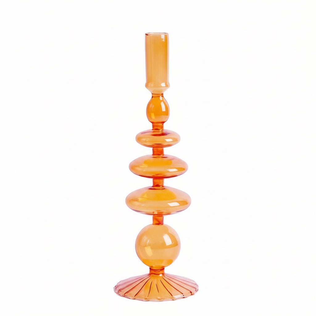 Elegant Glass Candle Holder and Vase for Modern Decor