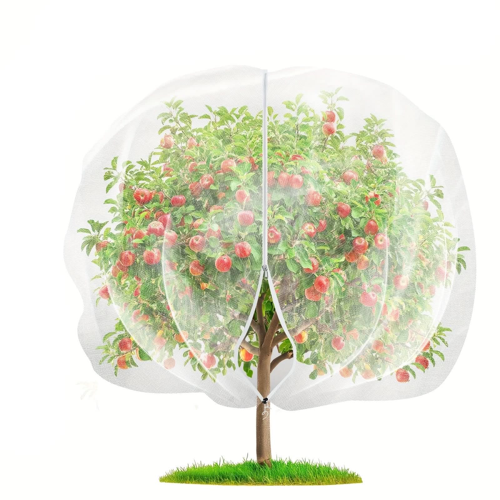 Garden Netting with Secure Drawstring – Protective Plant Cover