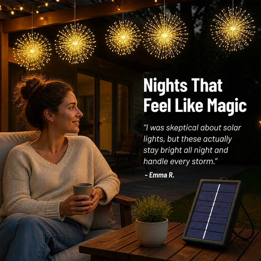 LumaGlint™ — Ignite Your Evenings with Effortless, Stunning Outdoor Magic
