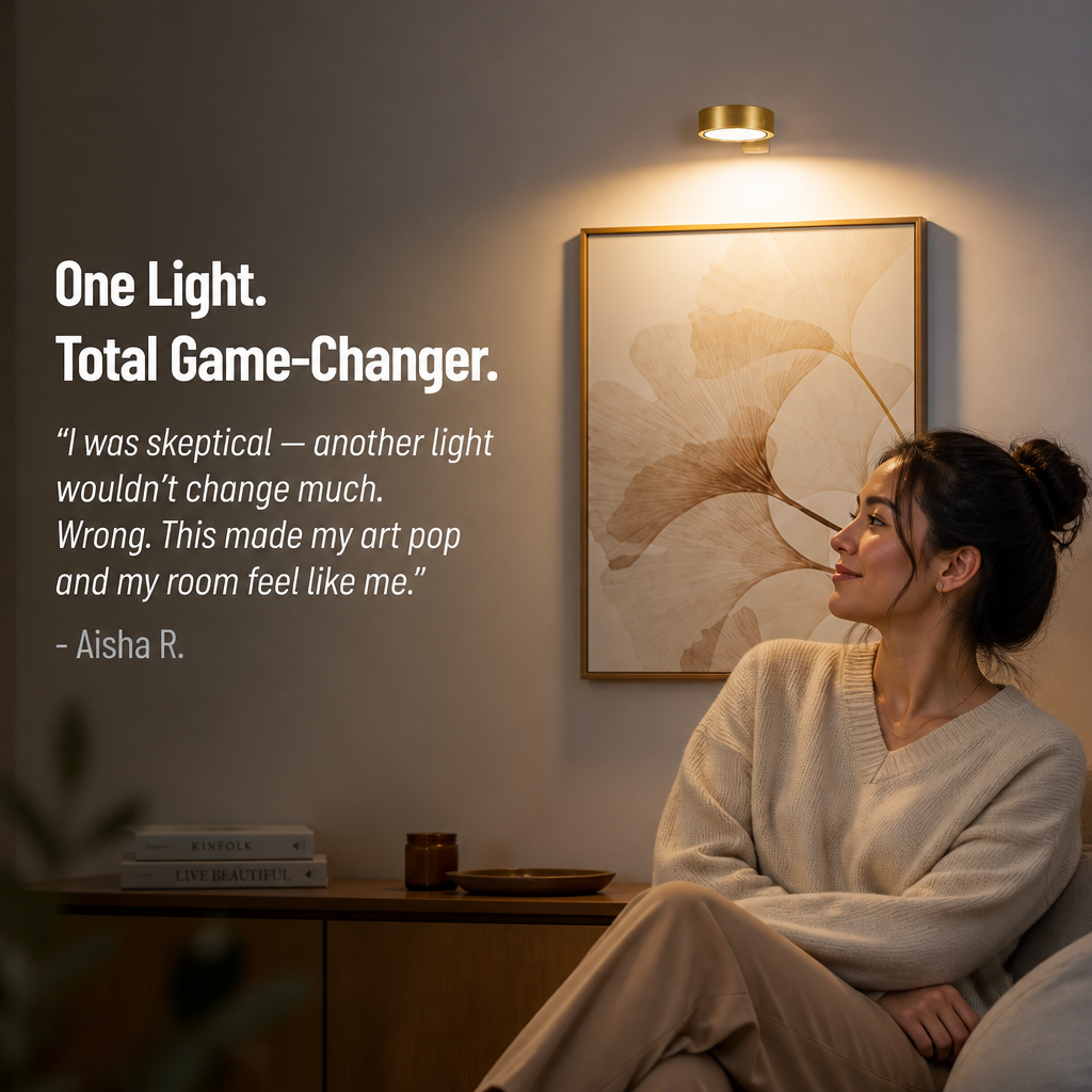 RadiAura™ — Instantly Ignite Your Walls with Dazzling, Effortless Glow