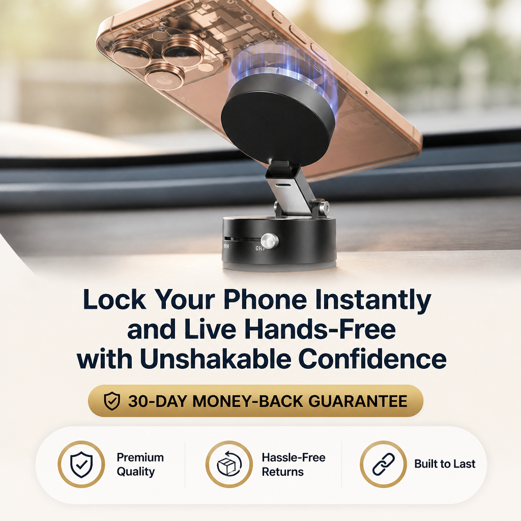 VevoMag™ — Lock Your Phone Instantly and Live Hands-Free with Unshakable Confidence