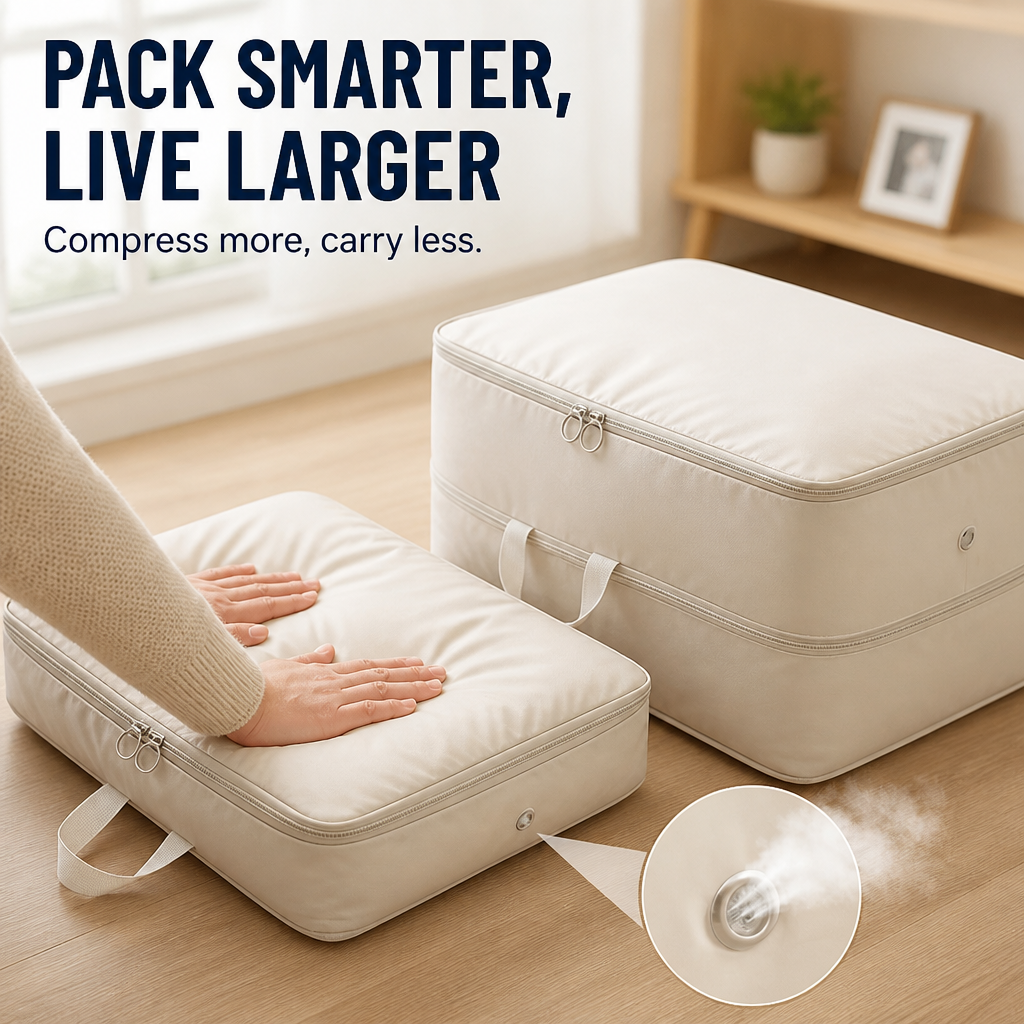 SpaceSavvy™ Pro — Crush Clutter, Unleash Freedom, Pack Like a Pro