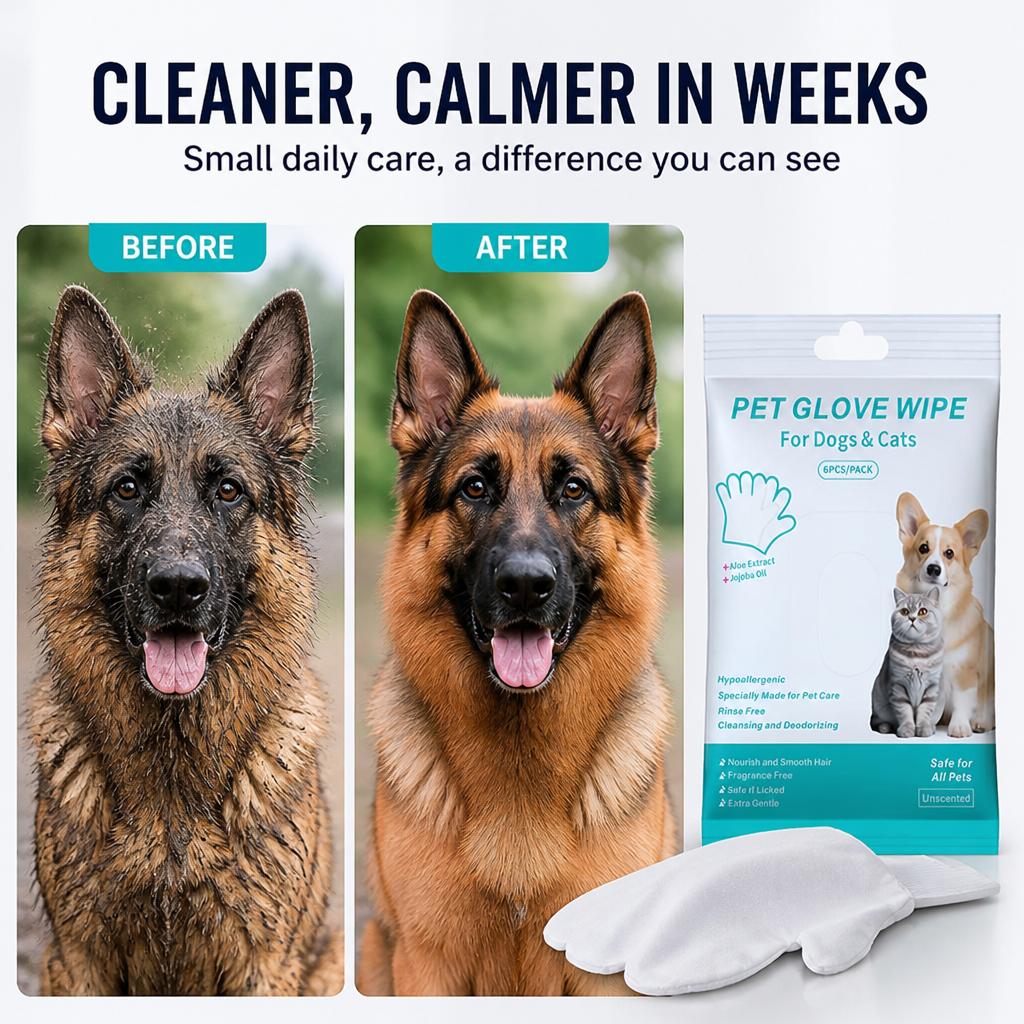 FreshPaws™ Mitts — Keep Your Dog Soft, Fresh, and Calm Anywhere, Anytime