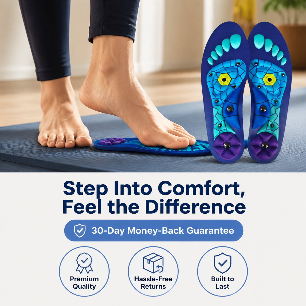 StridePulse™ Insoles — Unlock All-Day Energy and Pain-Free Steps