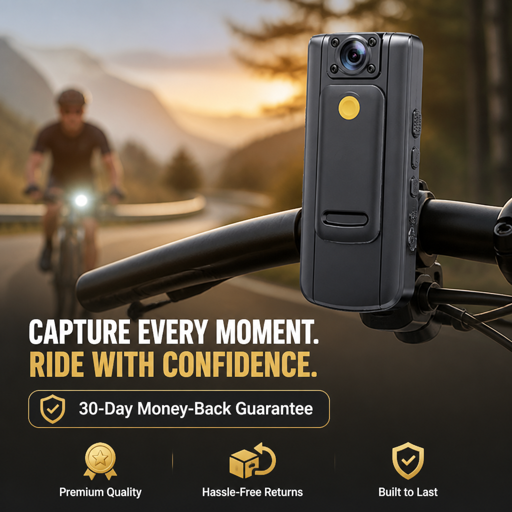 VeloVista™ — Relive Every Ride with Stunning, Night-Ready 4K Clarity
