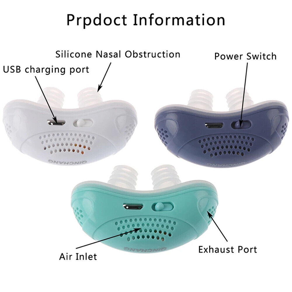 Compact Sleep Therapy Device for Snoring and Sleep Apnea