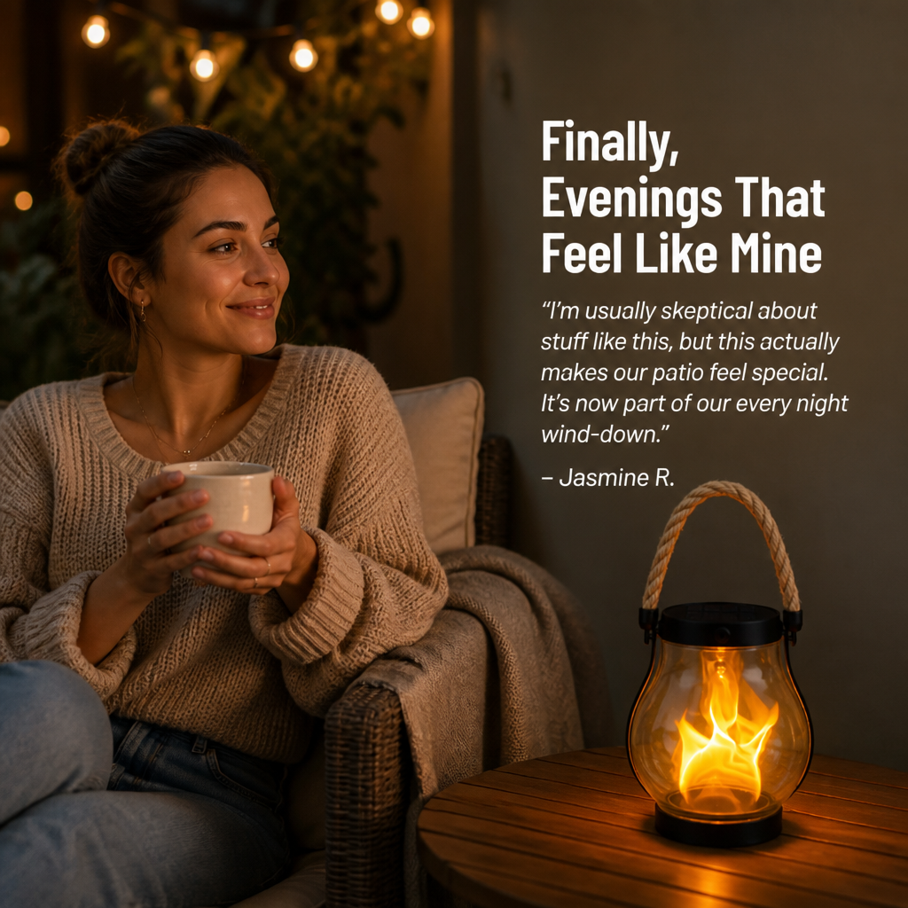 LumaFlick™ — Ignite Endless Cozy Nights with Effortless, Real Flame Warmth