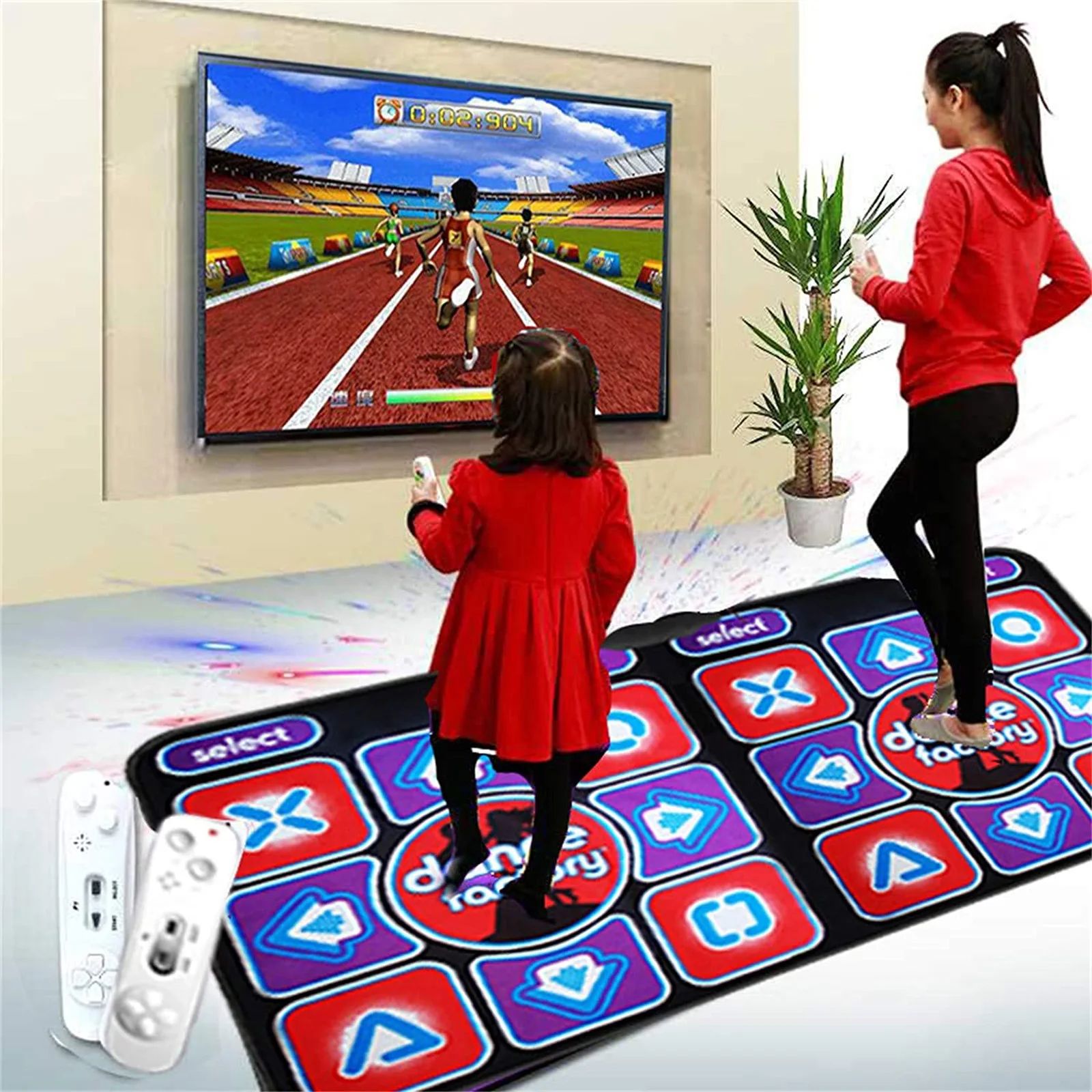 Family-Friendly Dual Dance Platform with Remote – Slip-Resistant Fun for Everyone