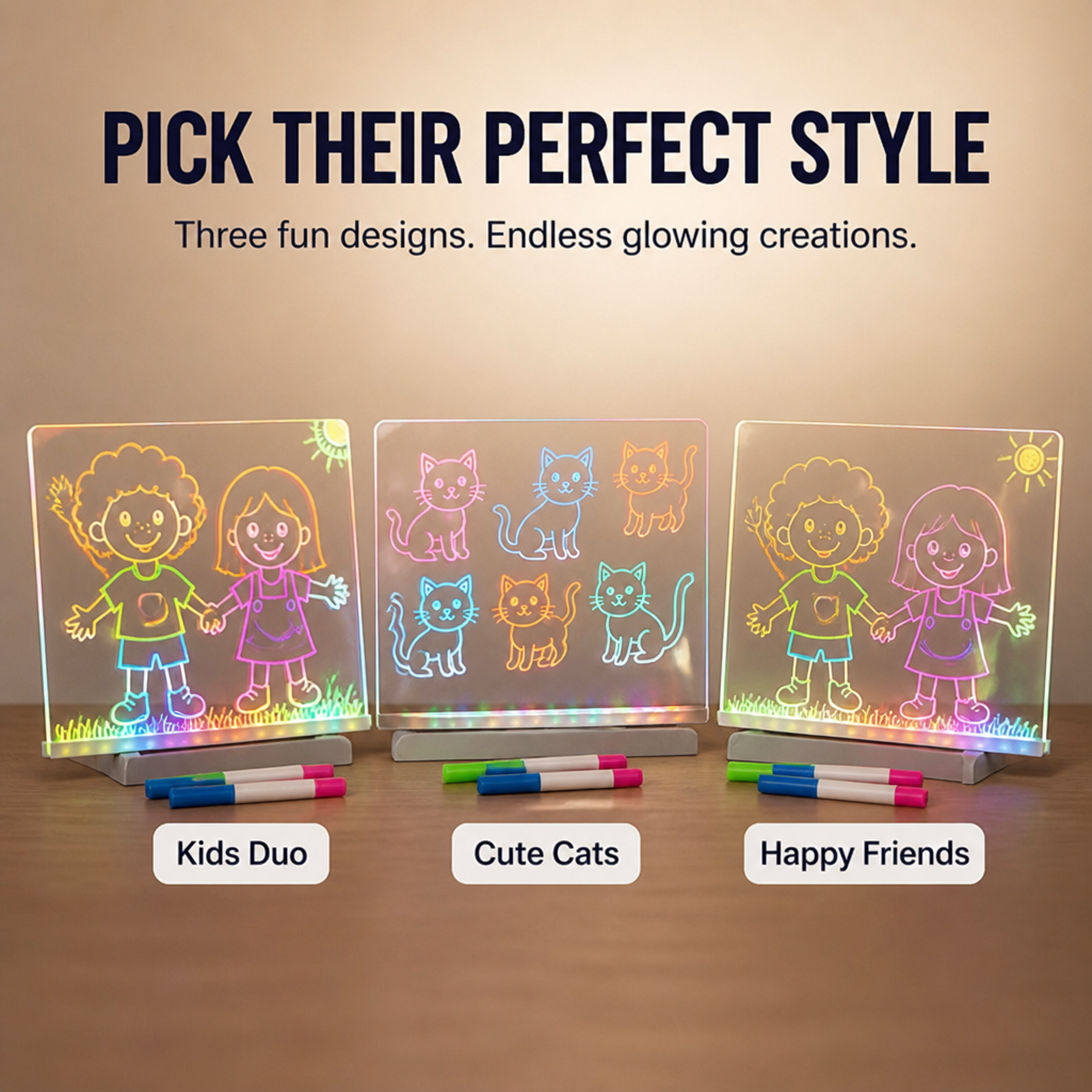 LumaSketch™ — Ignite Your Child’s Imagination with Every Glowing Stroke