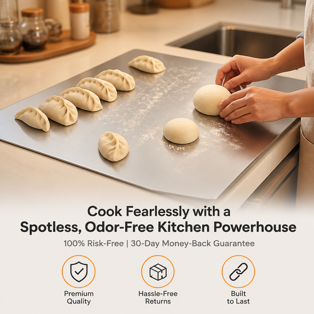 TitaniumPure™ — Cook Fearlessly with a Spotless, Odor-Free Kitchen Powerhouse