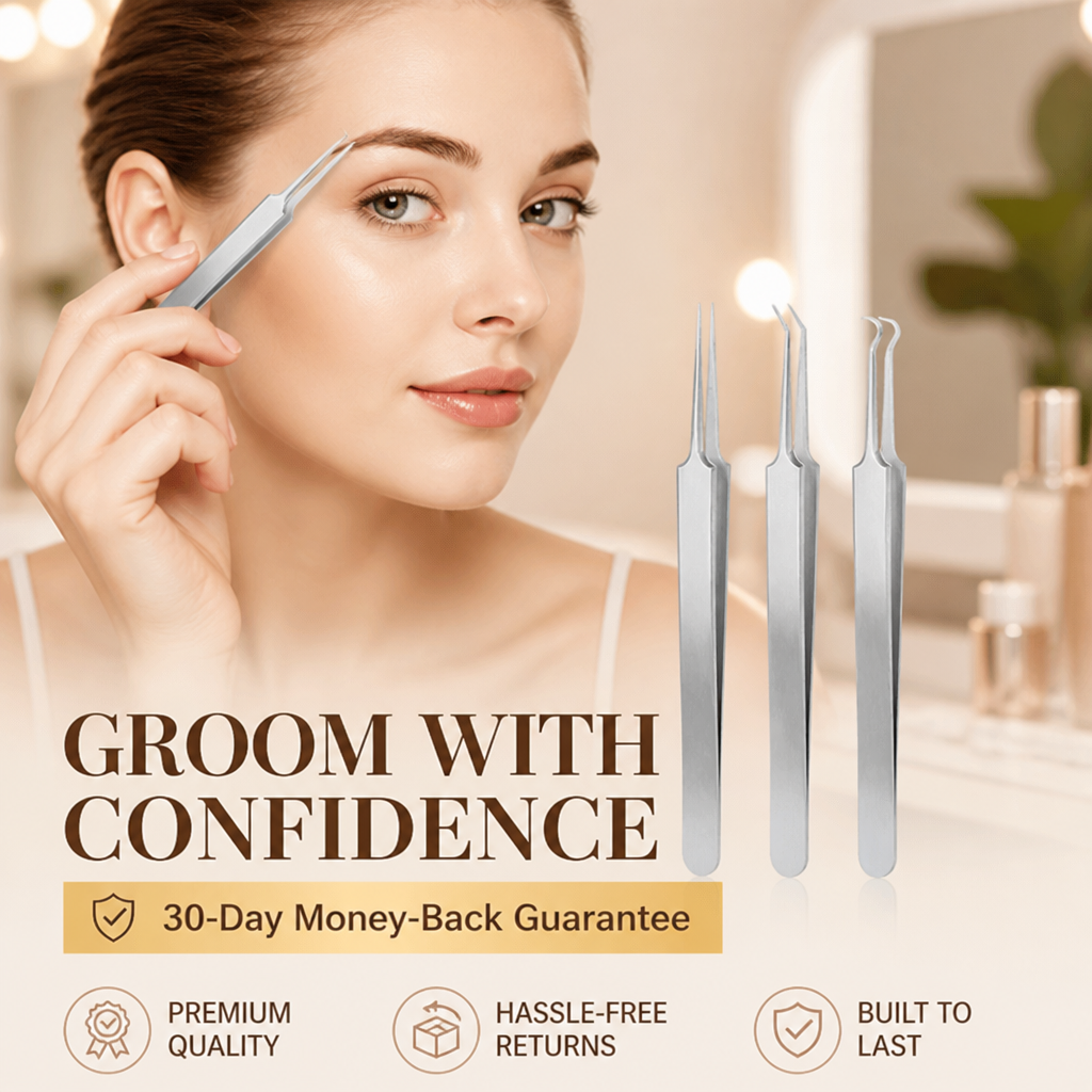 LumiCraft™ Precision Tweezers — Sculpt Flawless Brows and Lashes with Effortless Confidence